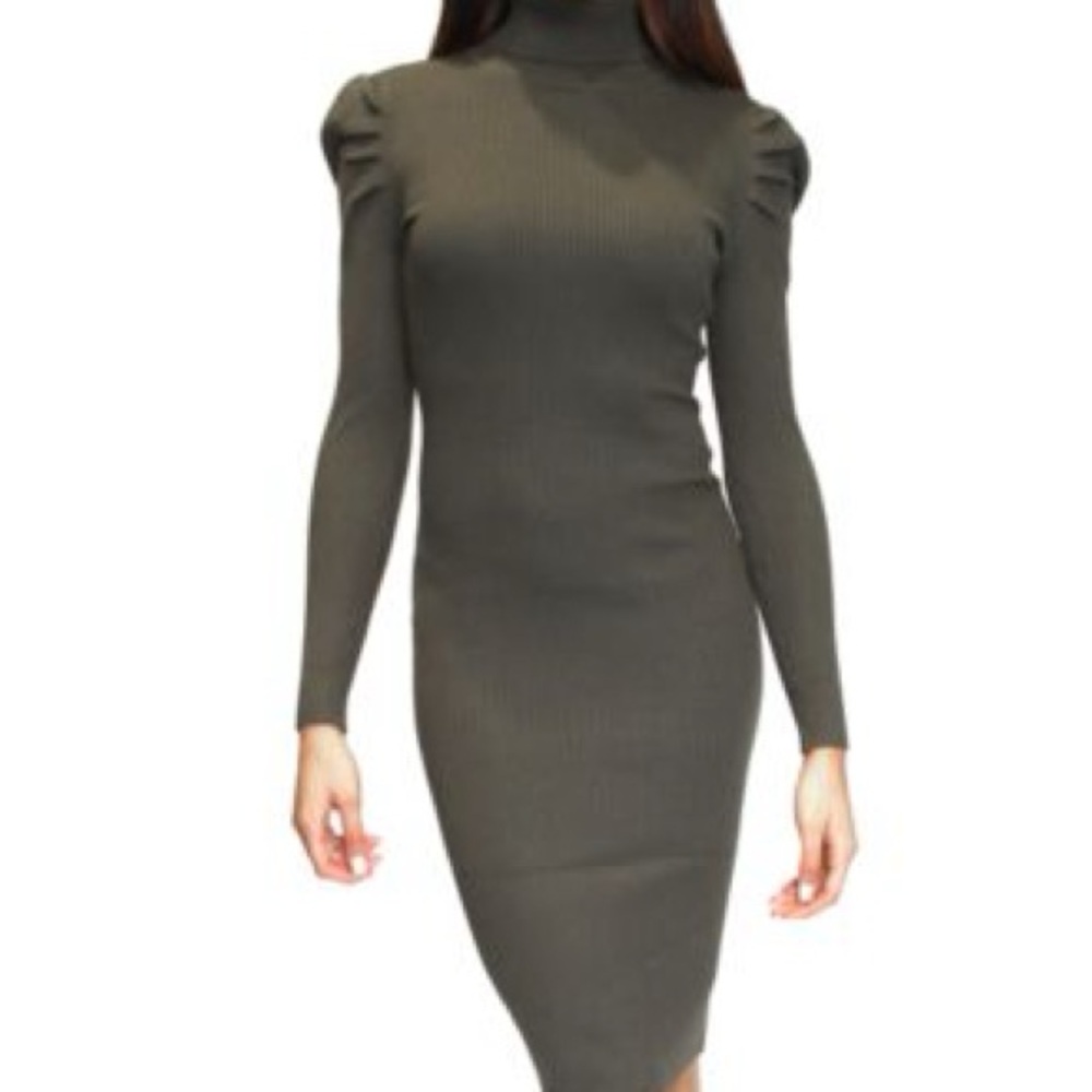 Who What Wear Green Sweater Dress?